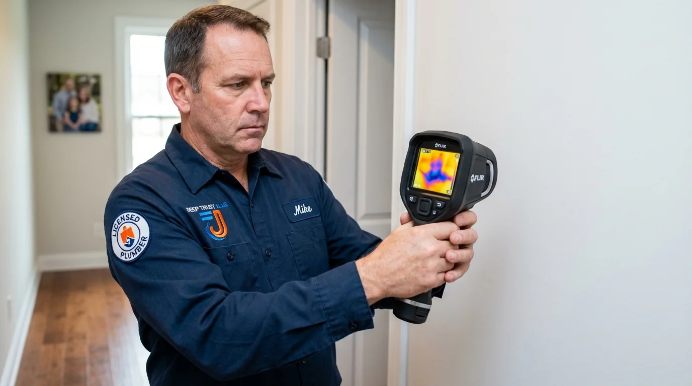Thermal imaging leak detection by Johns Plumbing LLC in Twain Harte